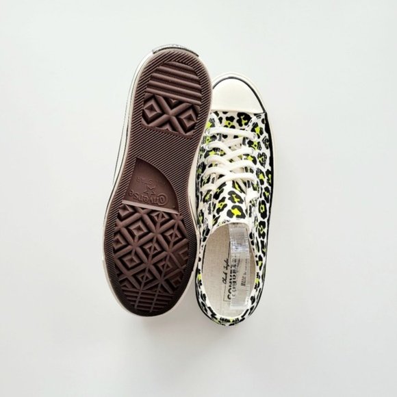 Converse Chuck 70 Ox Egret Black Bold Lime Women's 12 - Picture 5 of 6